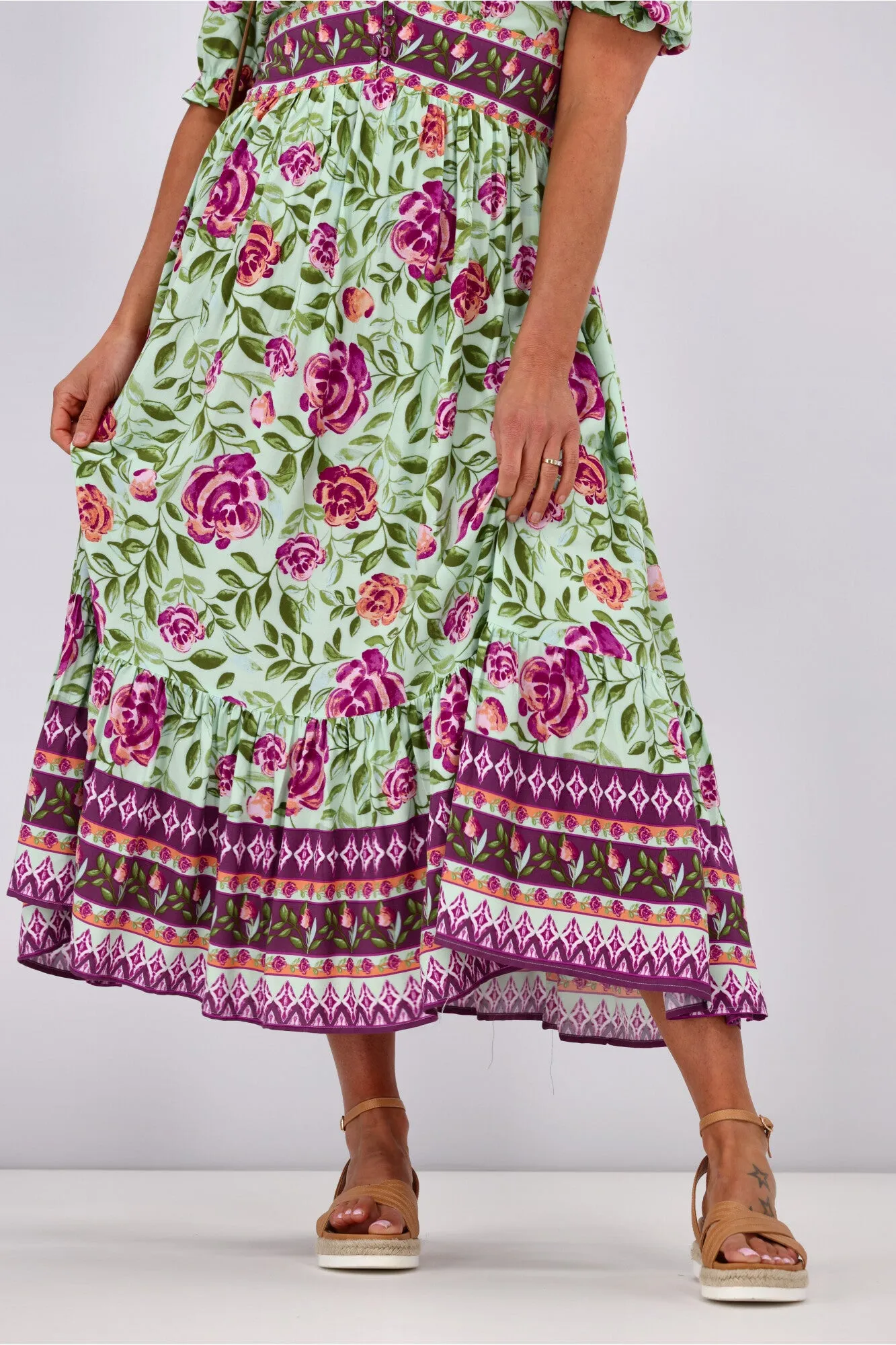 Dreamcatcher Catalina Maxi Dress Multi sold by Shine On product image thumbnail 4
