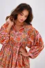 Peacock Feather Marika Top Floral sold by Shine On