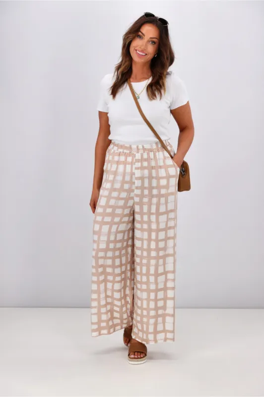 New U Collection Jessica Pant Beige sold by Shine On