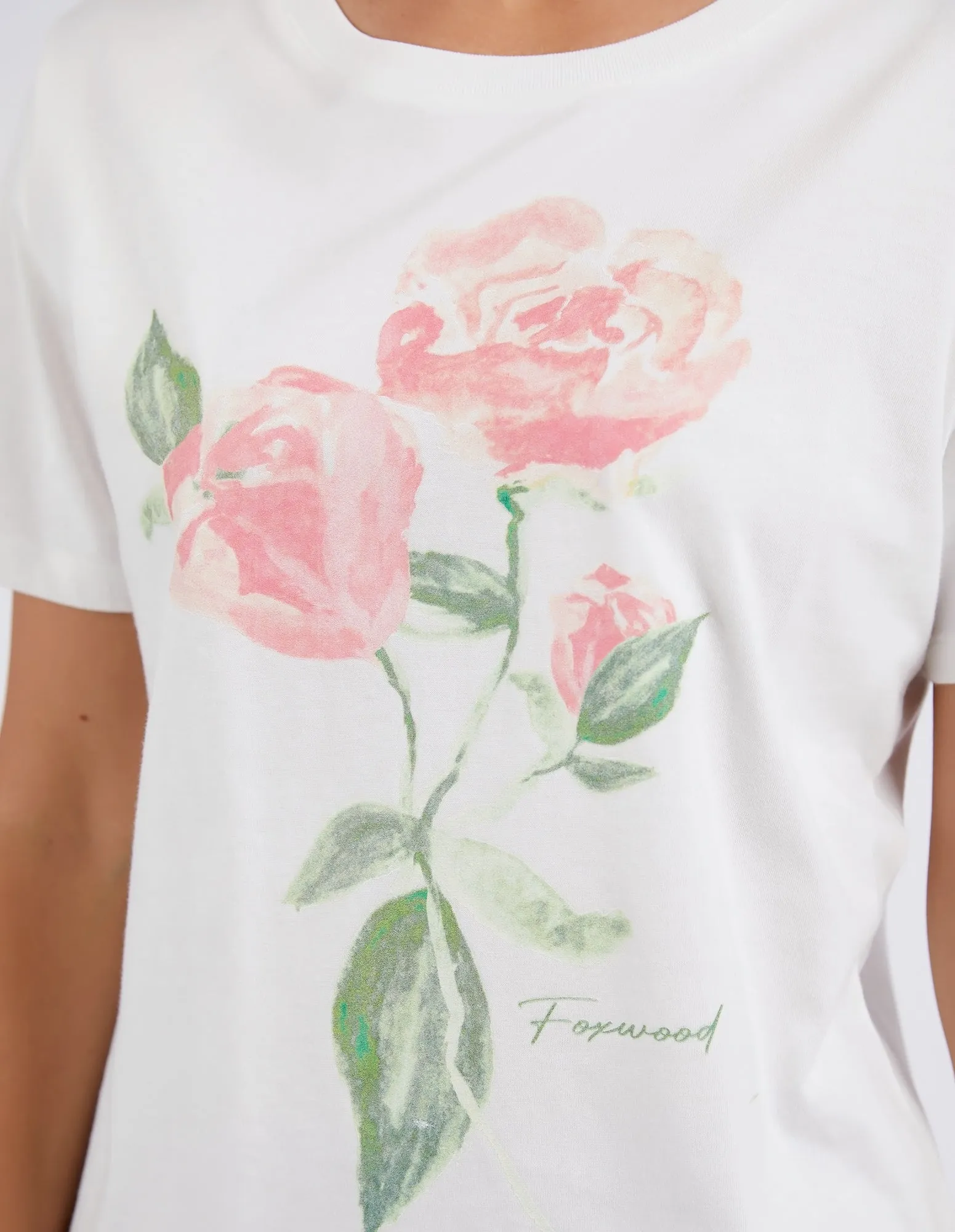 Foxwood Bloom Tee Vintage White sold by Shine On product image thumbnail 3