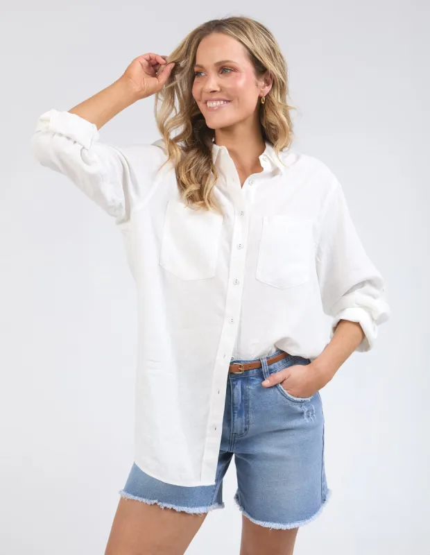 Foxwood Carrie Shirt White sold by Shine On