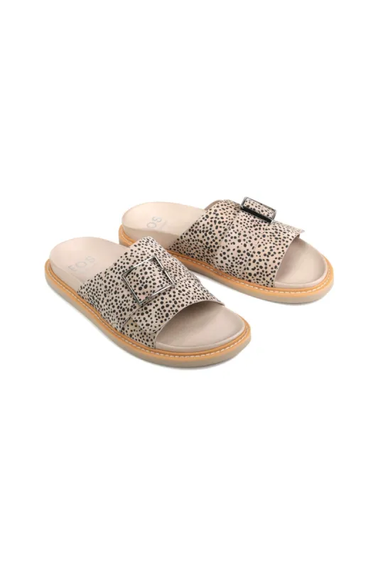 EOS Dede Slide Birch Cheetah sold by Shine On