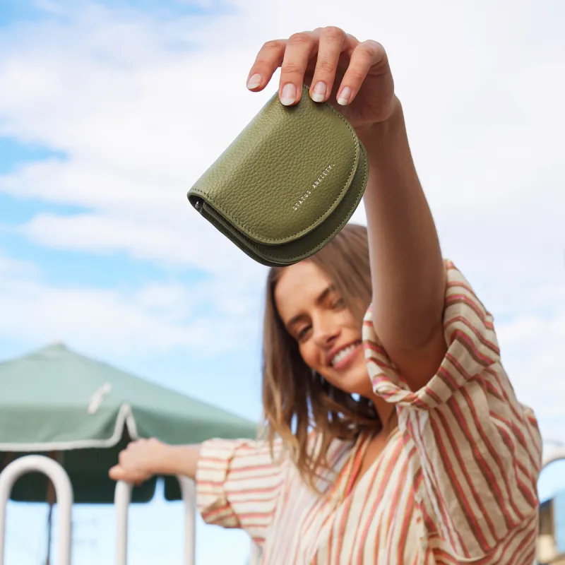 Status Anxiety Us For Now Wallet Khaki sold by Shine On