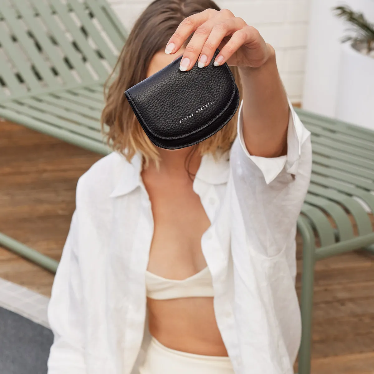 Status Anxiety Us For Now Wallet Black sold by Shine On product image thumbnail 2