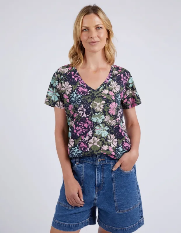 Elm Florentina Vee Tee Navy sold by Shine On