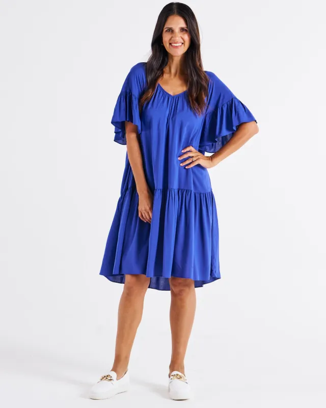 Betty Basics Bella Dress Blue sold by Shine On