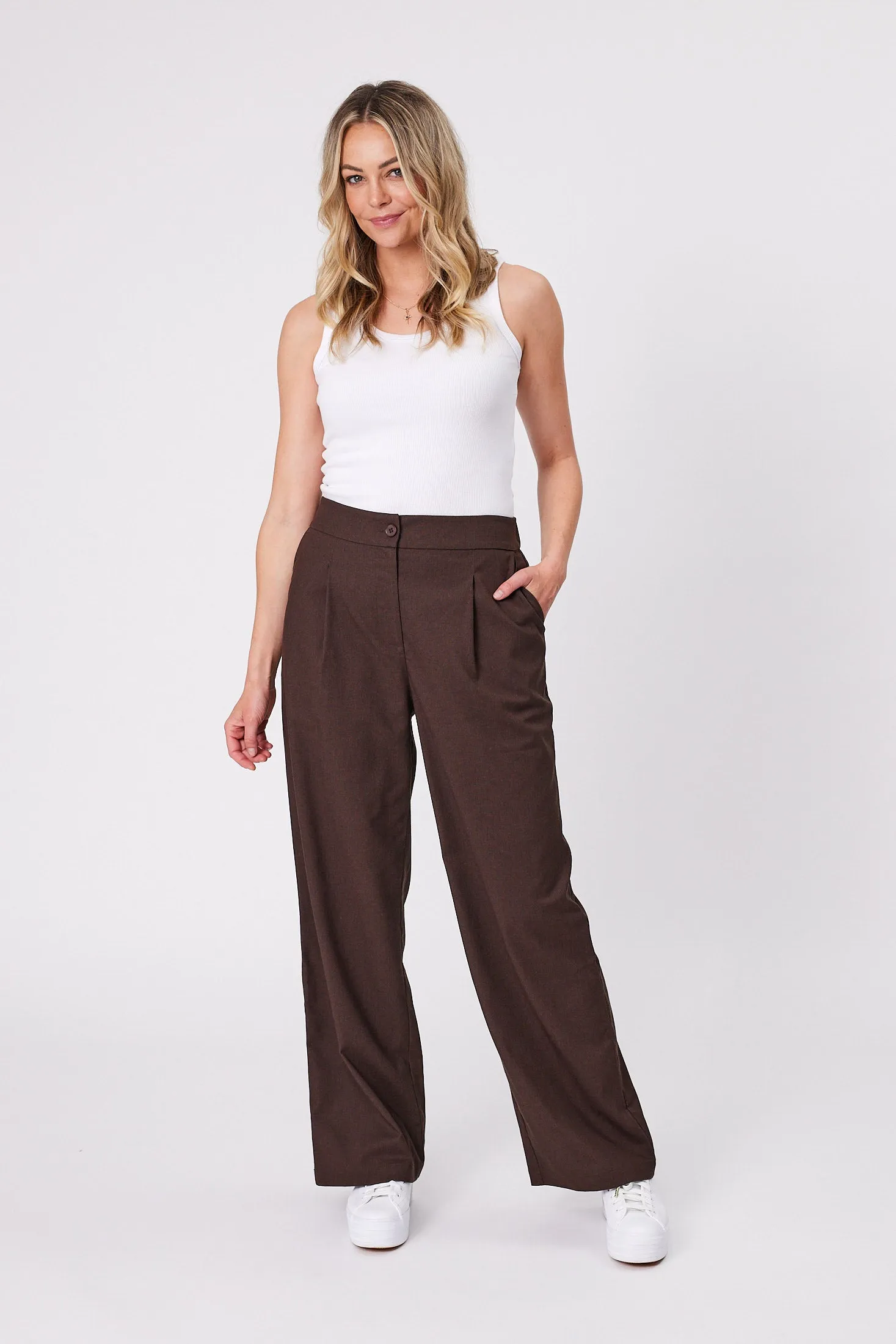 Shine On Label Zephyr Pants Chocolate sold by Shine On product image thumbnail 5