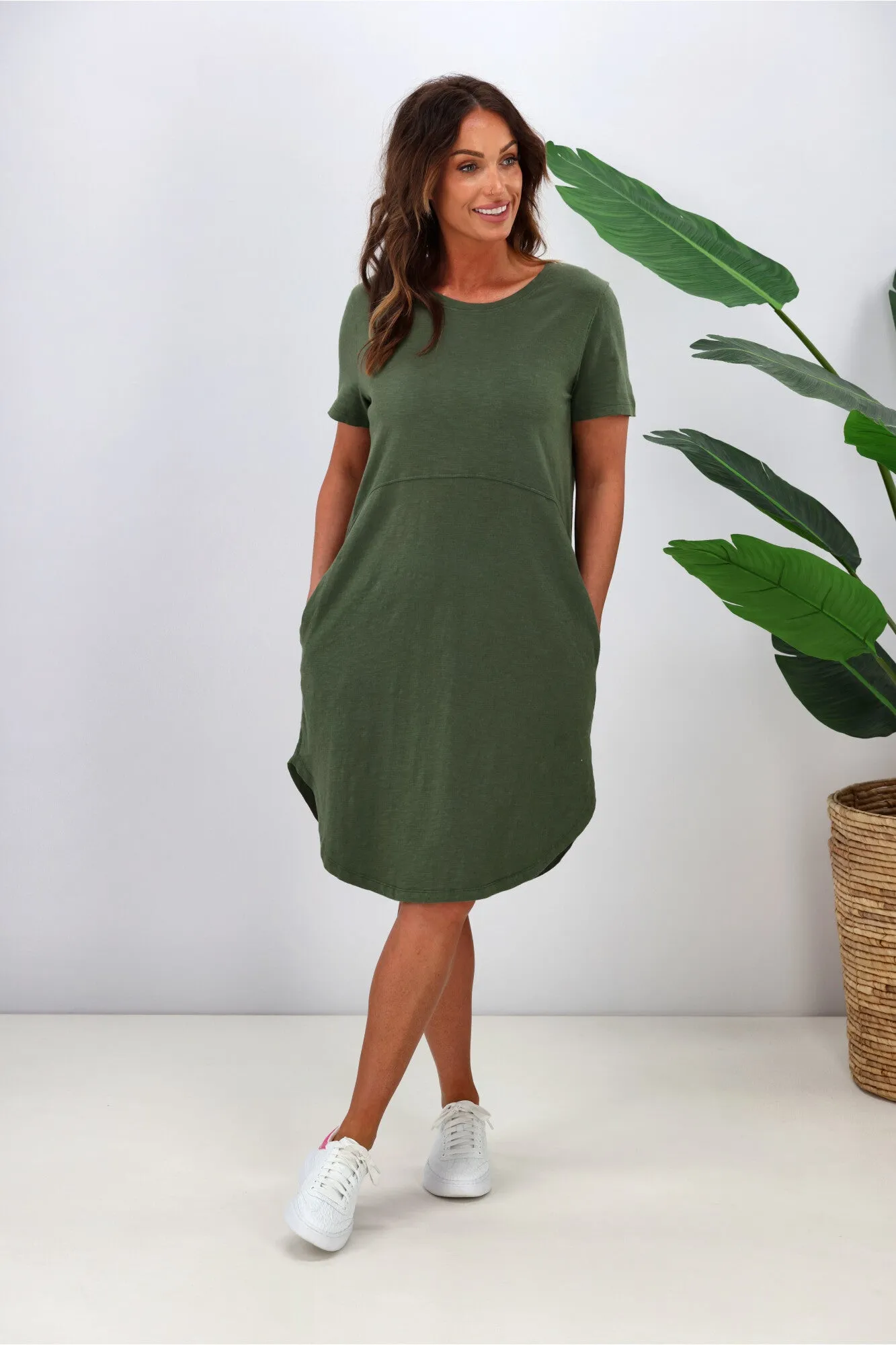 Foxwood Bay Dress Khaki sold by Shine On product image thumbnail 3