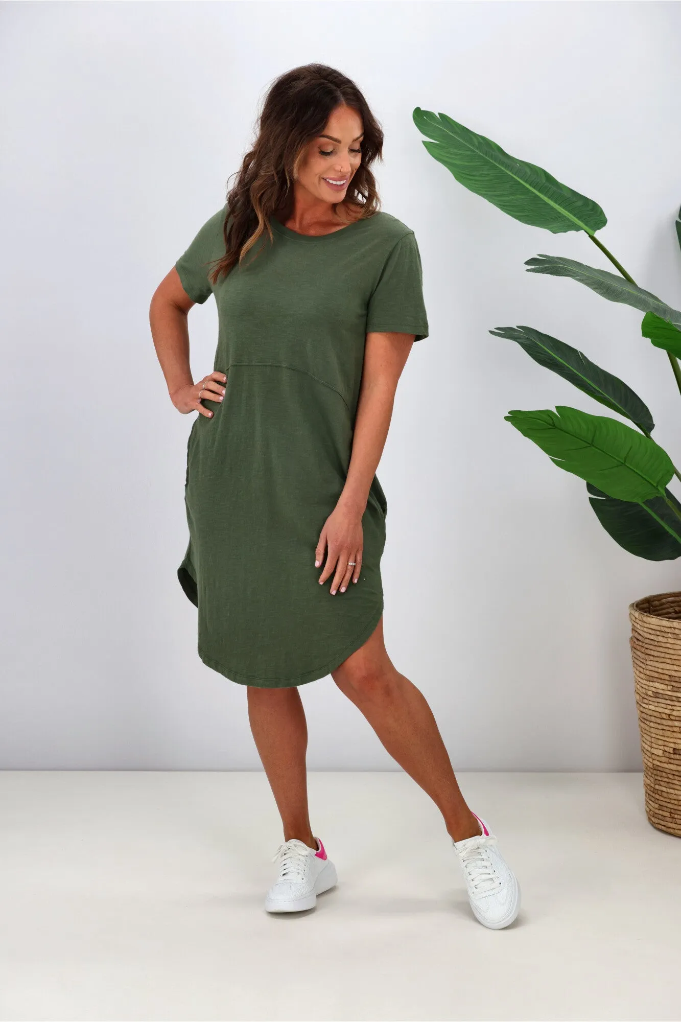 Foxwood Bay Dress Khaki sold by Shine On product image thumbnail 4