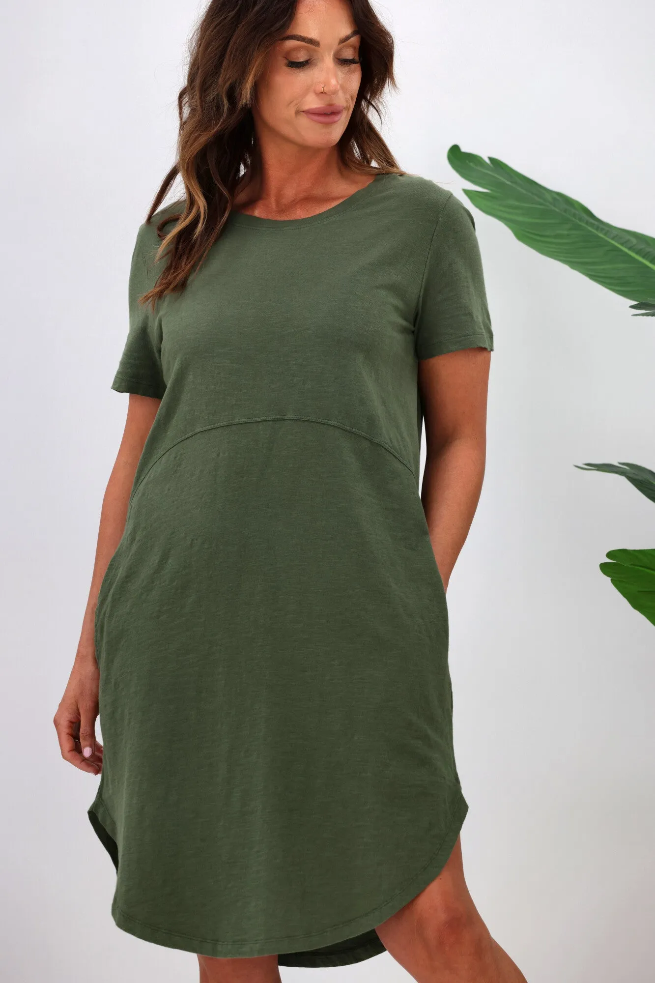 Foxwood Bay Dress Khaki sold by Shine On product image thumbnail 2