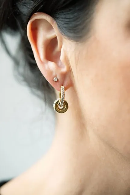 Antler Enchanted Hoop Earring sold by Shine On product image thumbnail 2