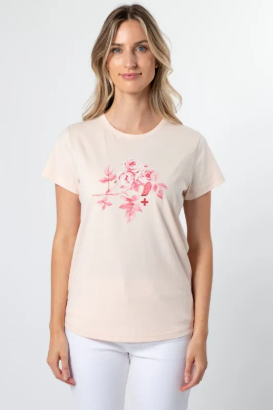 Stella + Gemma T-Shirt Blush Jolie Ruby Rose sold by Shine On