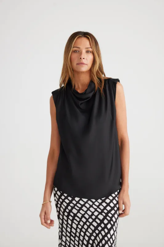 Brave+True Jana Top Black sold by Shine On