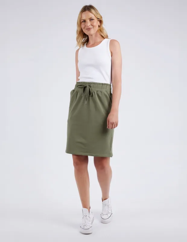Elm Coby Skirt Khaki sold by Shine On