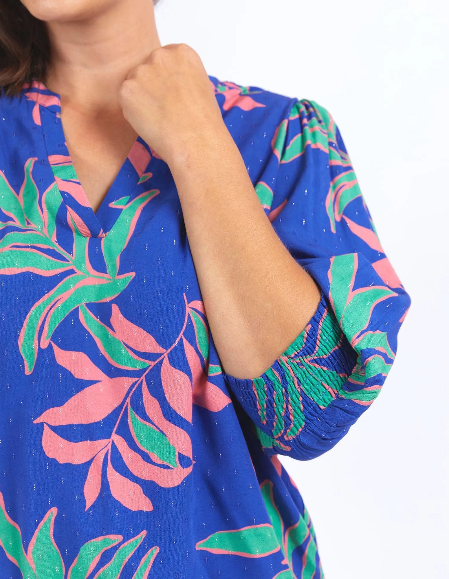 Elm Leilani Blouse Lani Tropical Print sold by Shine On product image thumbnail 4