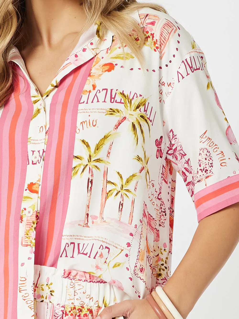 Threadz Ciao Bella Shirt Pink sold by Shine On product image thumbnail 3