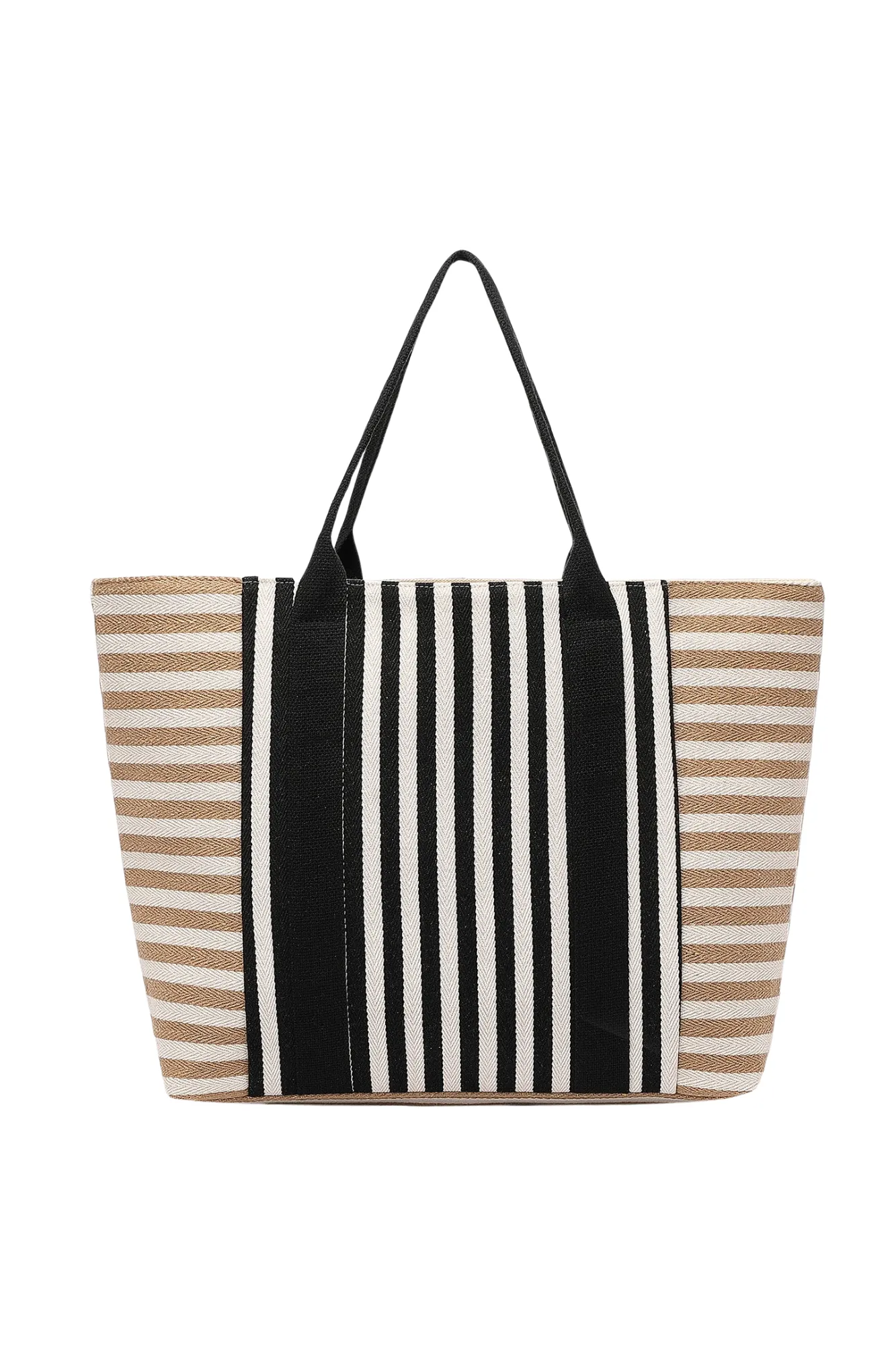 Louenhide Sorrento Canvas Beach Bag Taupe Black sold by Shine On product image thumbnail 4