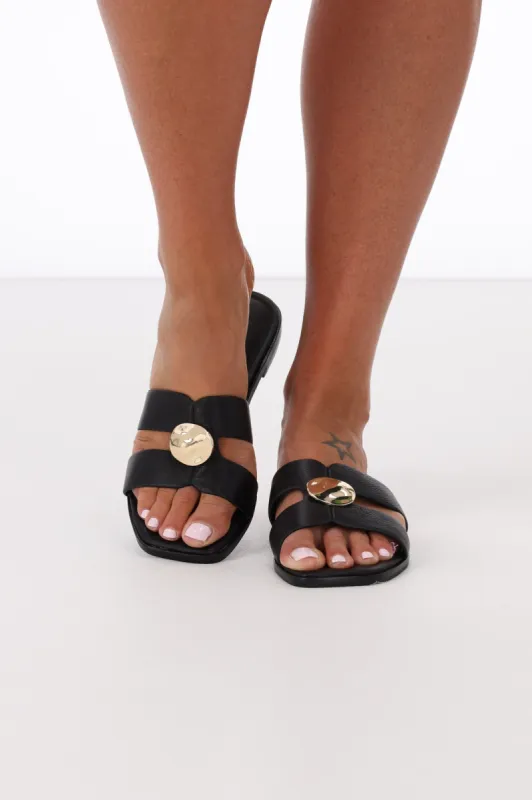 Mollini Sanilla Slide Black made by Mollini