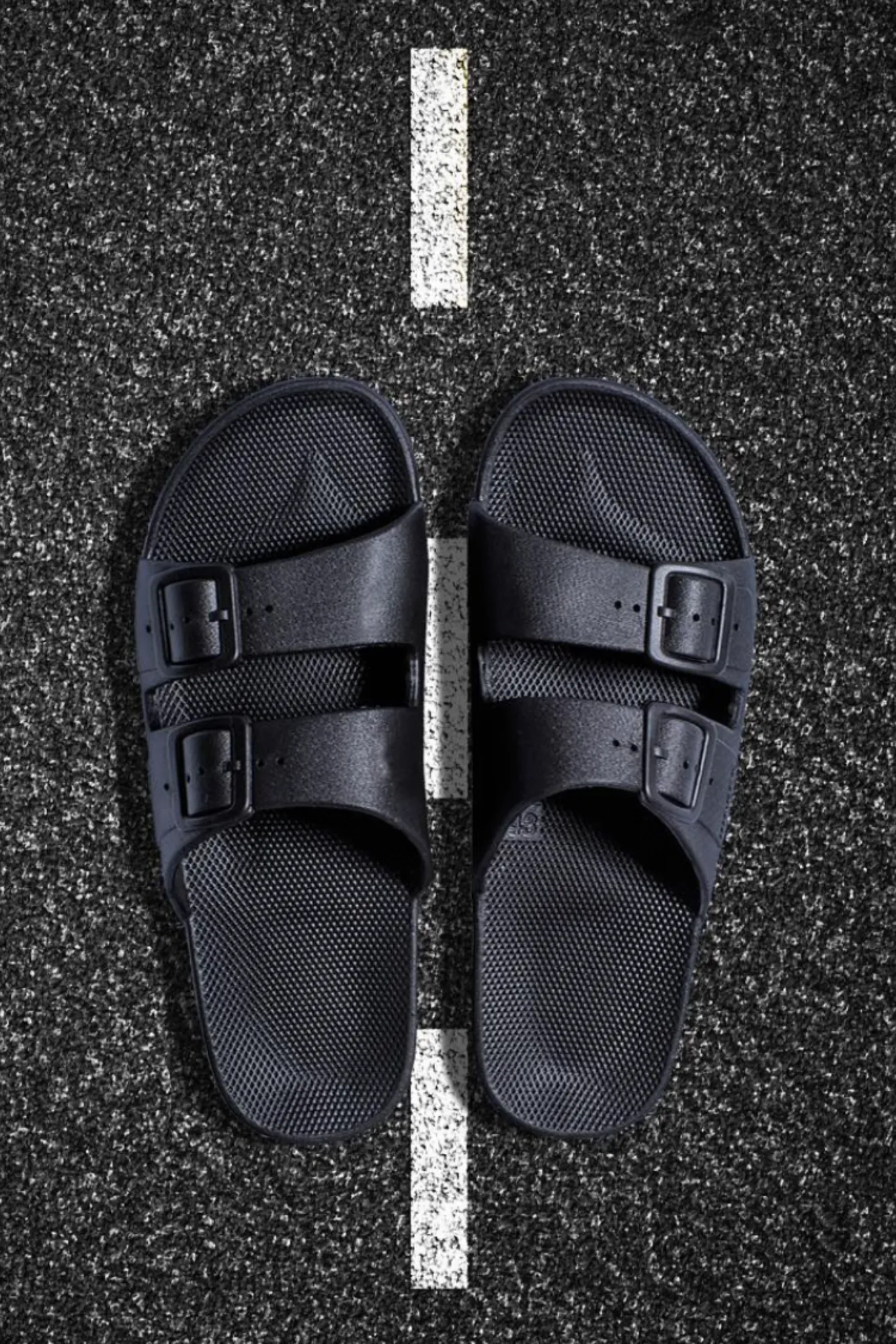 Freedom Moses Slides Black sold by Shine On