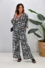 New U Collection Jessica Pant Black White sold by Shine On