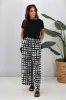 New U Collection Jessica Pant Black White sold by Shine On