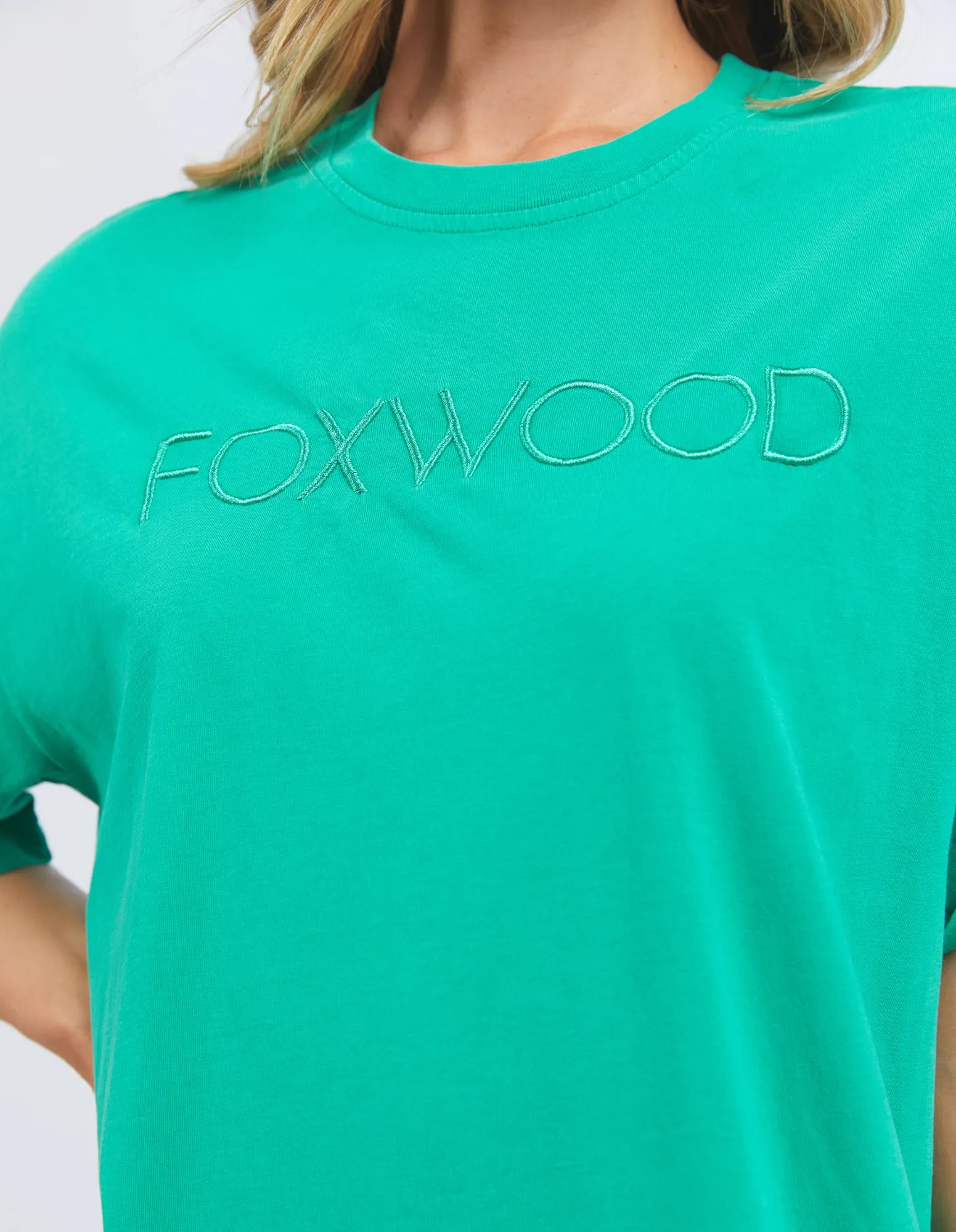 Foxwood Simplified Tee Dress Bright Green sold by Shine On product image thumbnail 2