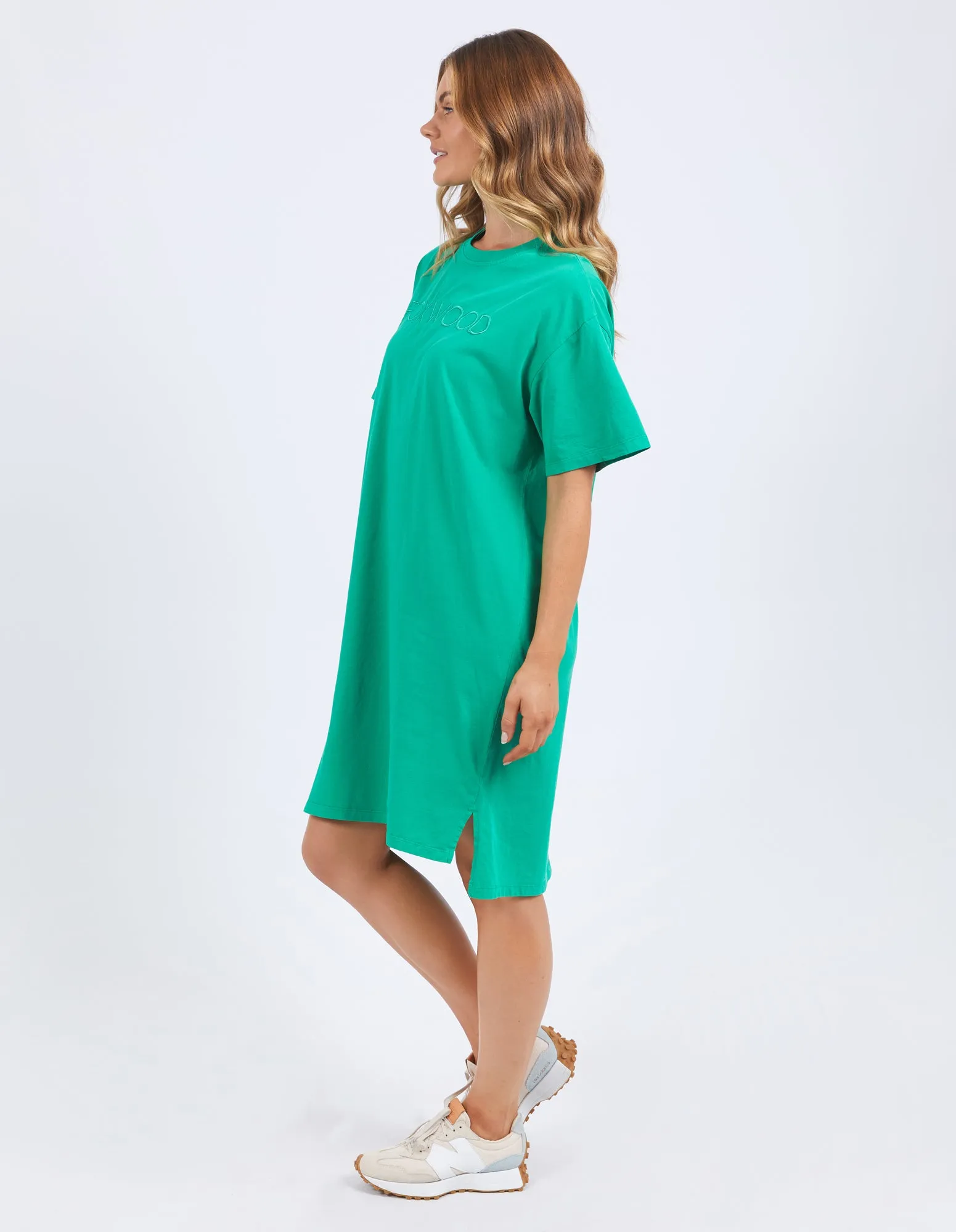 Foxwood Simplified Tee Dress Bright Green sold by Shine On product image thumbnail 5