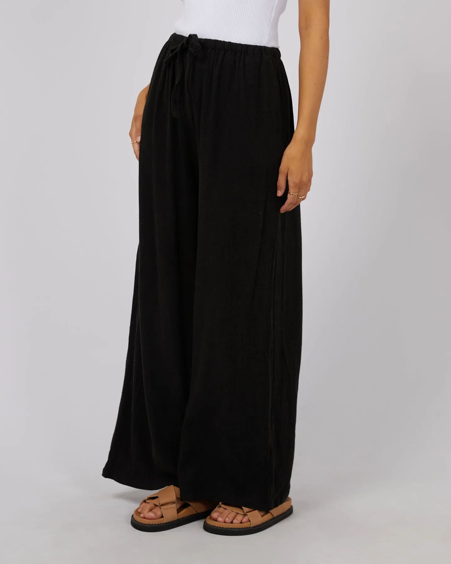 All About Eve Luxe Linen Pant Black sold by Shine On product image thumbnail 5