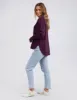 Foxwood Simplified Crew Plum sold by Shine On