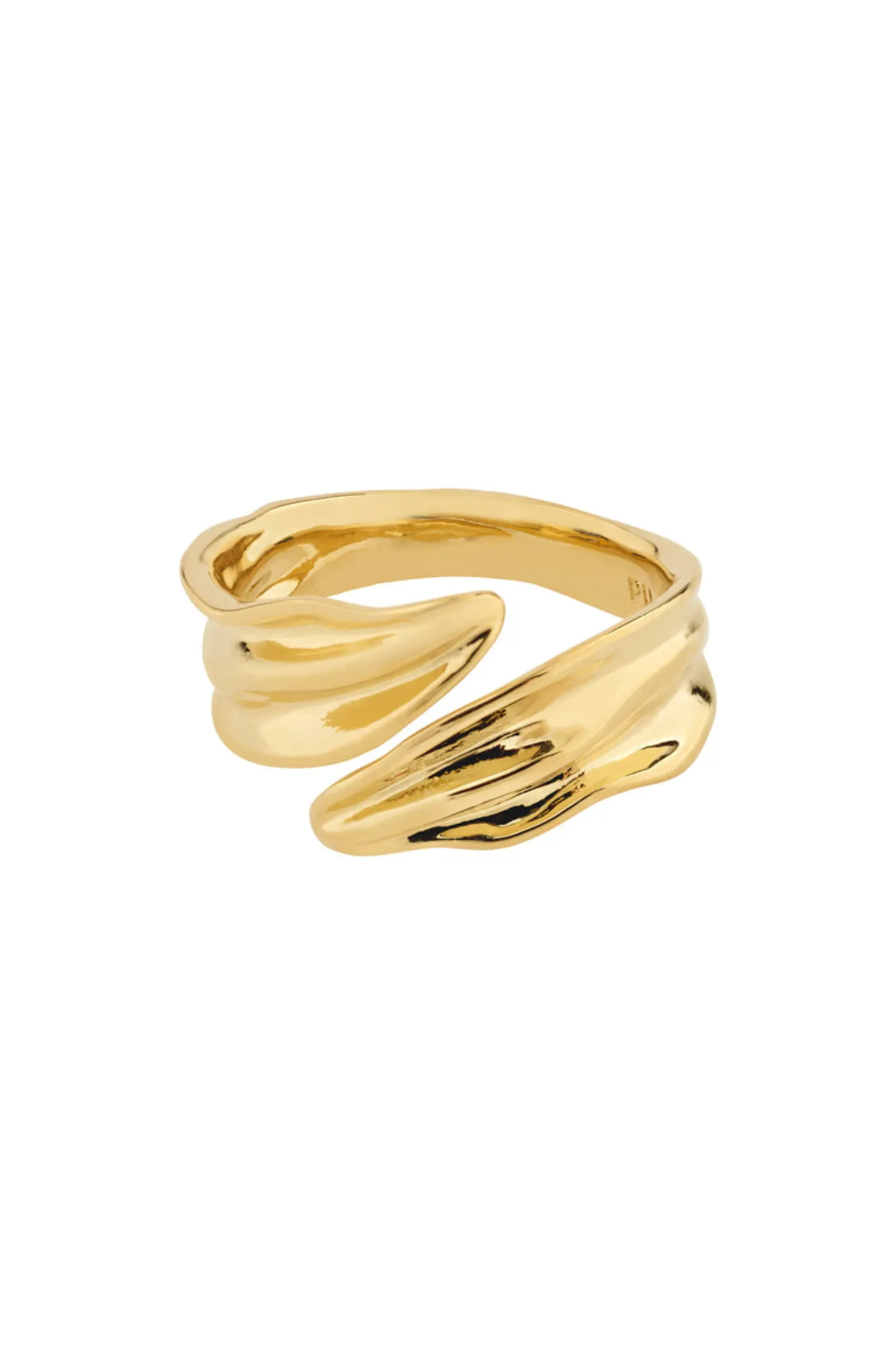 Pilgrim Elissa Recycled Ring Gold Plated sold by Shine On