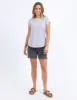Foxwood Signature Tee Grey Marle sold by Shine On