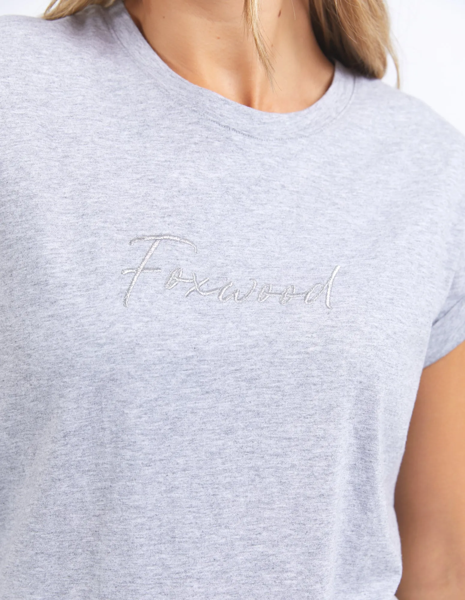 Foxwood Signature Tee Grey Marle sold by Shine On product image thumbnail 2