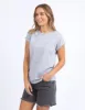 Foxwood Signature Tee Grey Marle sold by Shine On