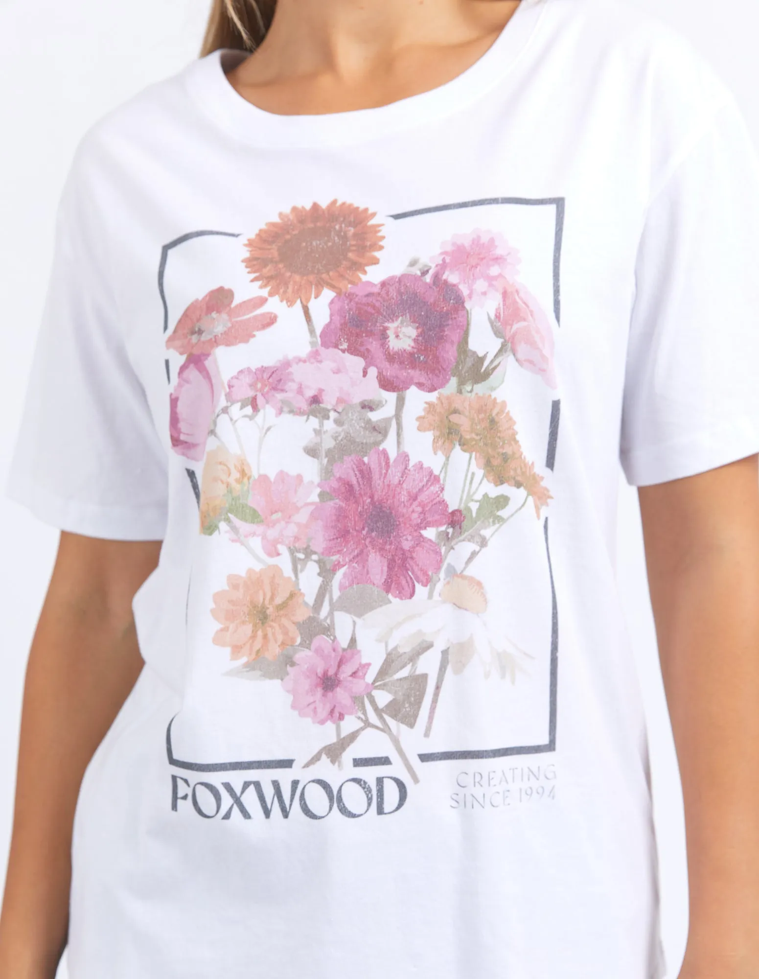 Foxwood In Bloom Tee White sold by Shine On product image thumbnail 2