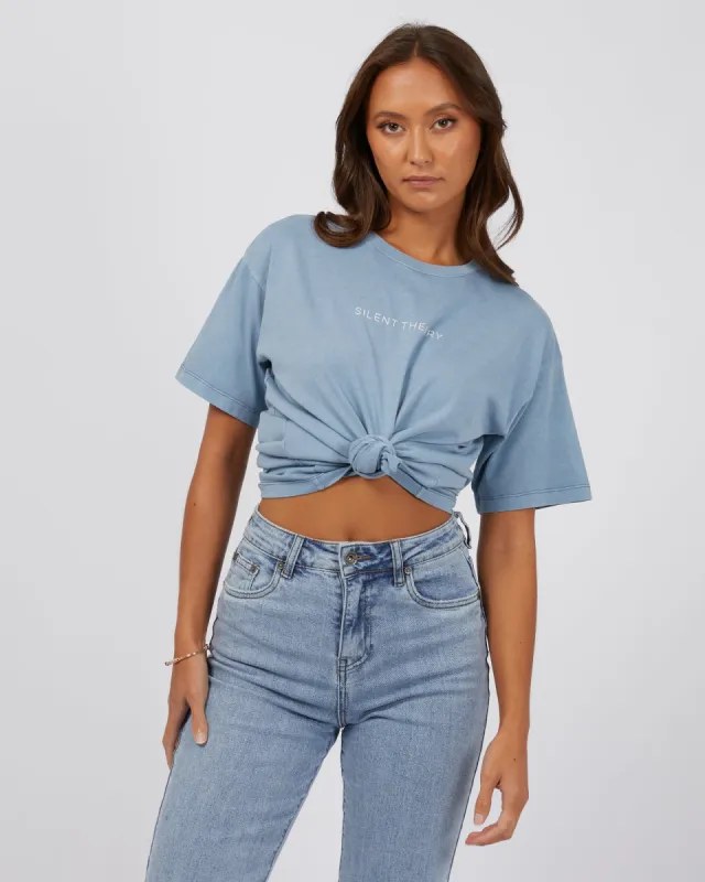 Silent Theory Logo Tee Slate sold by Shine On