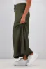 Shine On Label Hazel Satin Midi Skirt Olive sold by Shine On
