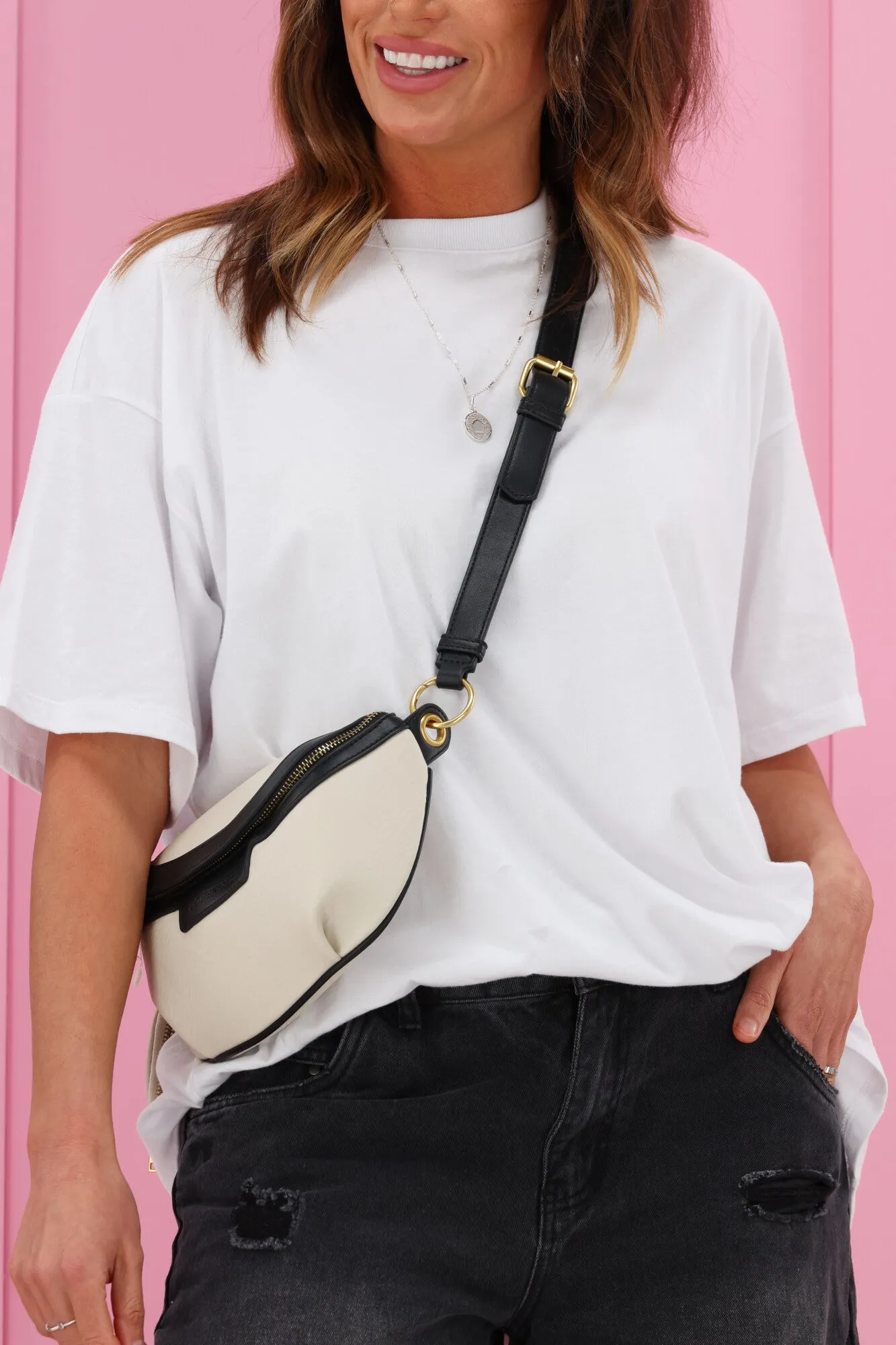 Silent Theory Basic Oversized Tee White sold by Shine On product image thumbnail 2