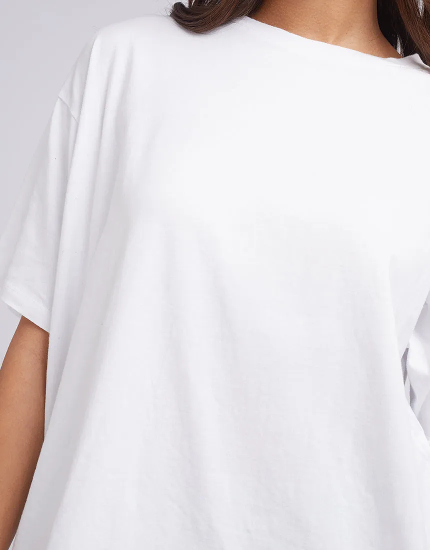 Silent Theory Basic Oversized Tee White sold by Shine On product image thumbnail 4