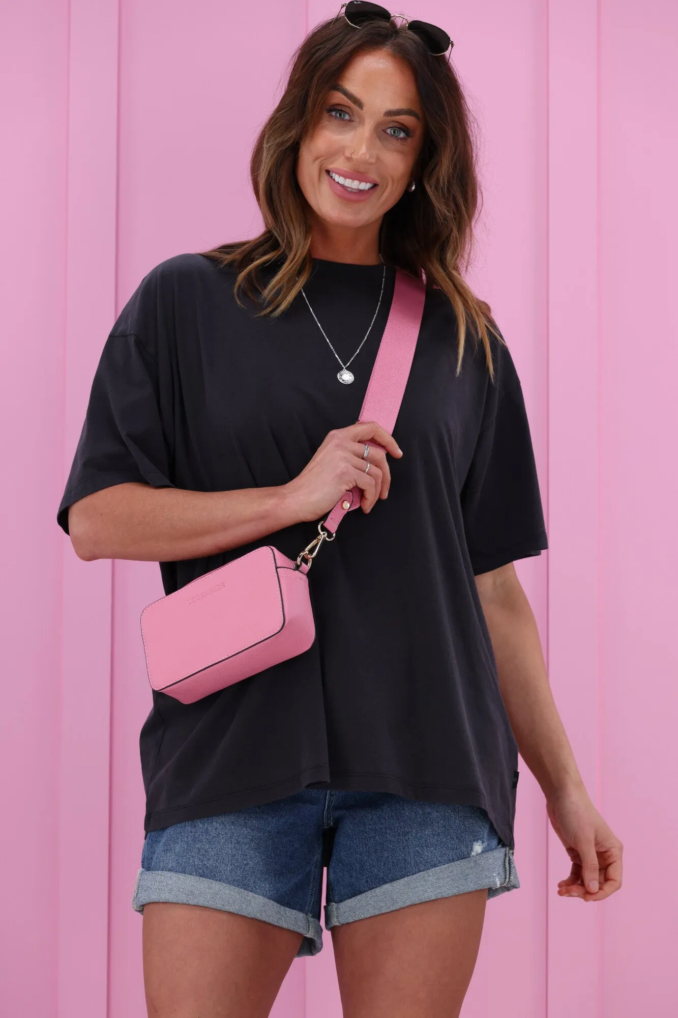 Silent Theory Basic Oversized Tee Washed Black sold by Shine On