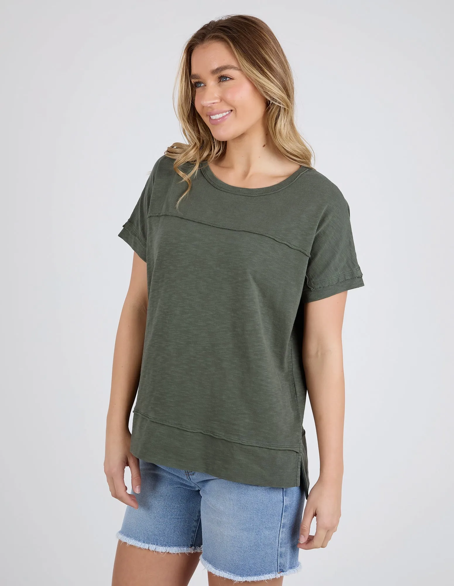 Foxwood Allison Tee Khaki sold by Shine On product image thumbnail 4