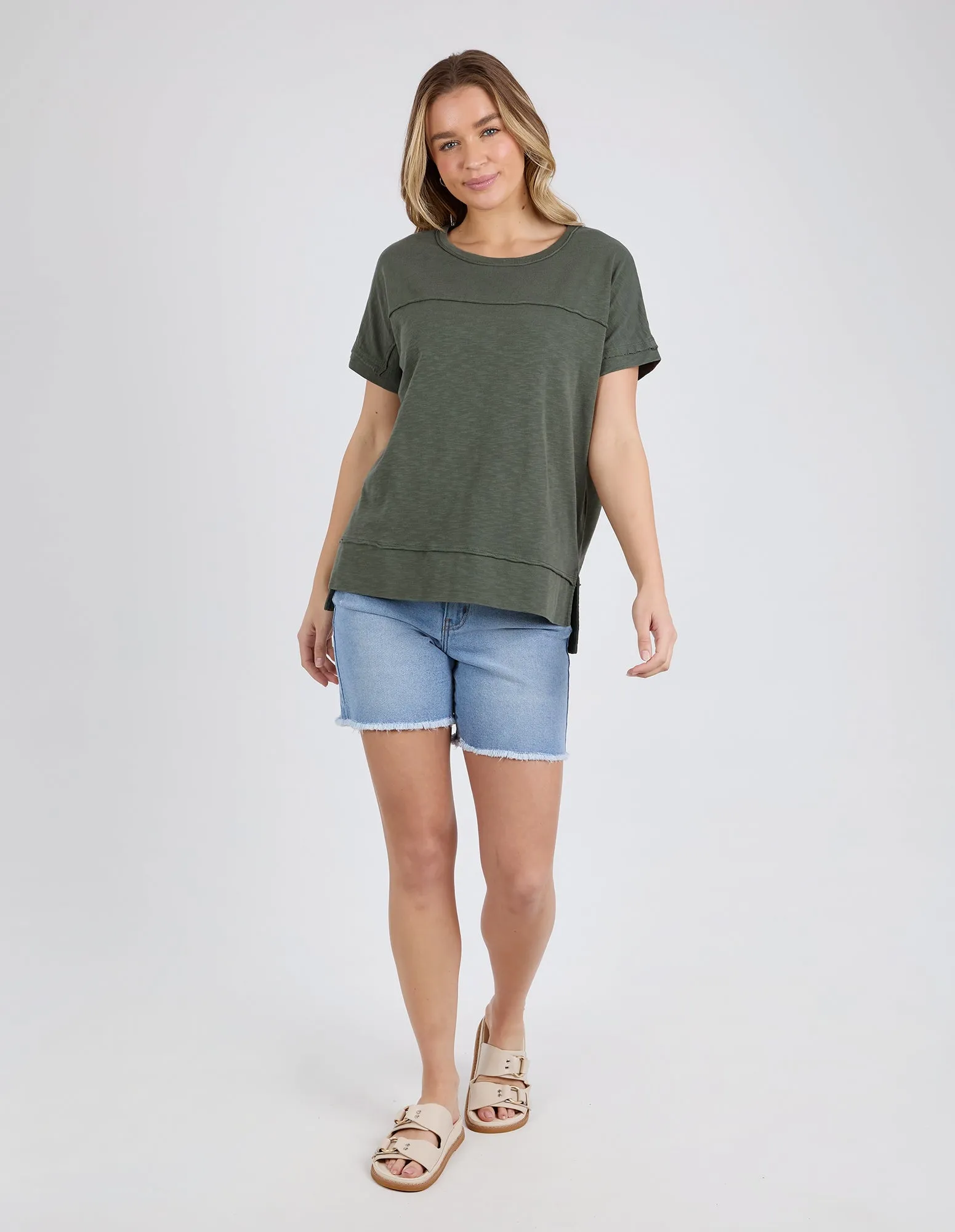 Foxwood Allison Tee Khaki sold by Shine On product image thumbnail 3