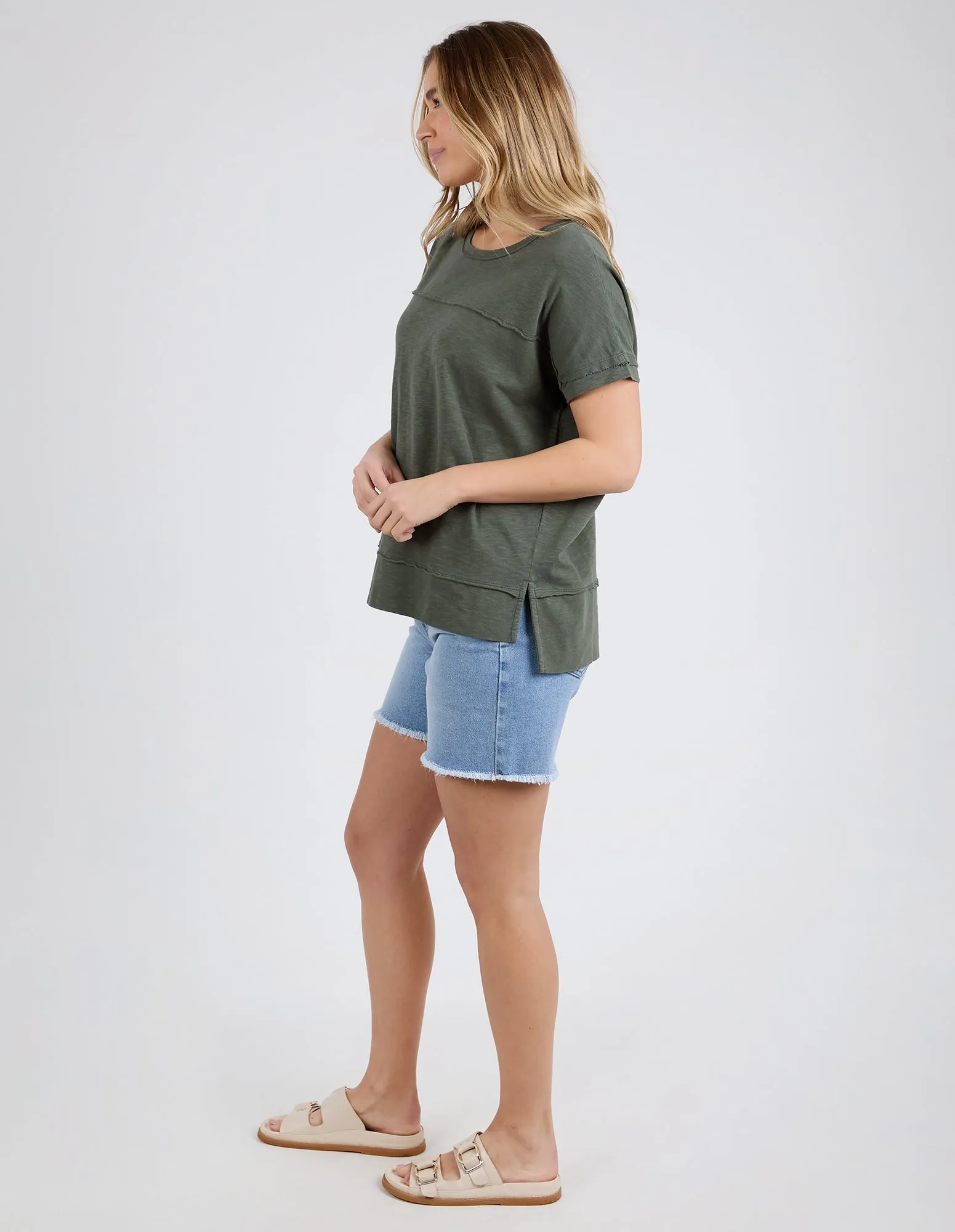 Foxwood Allison Tee Khaki sold by Shine On product image thumbnail 5