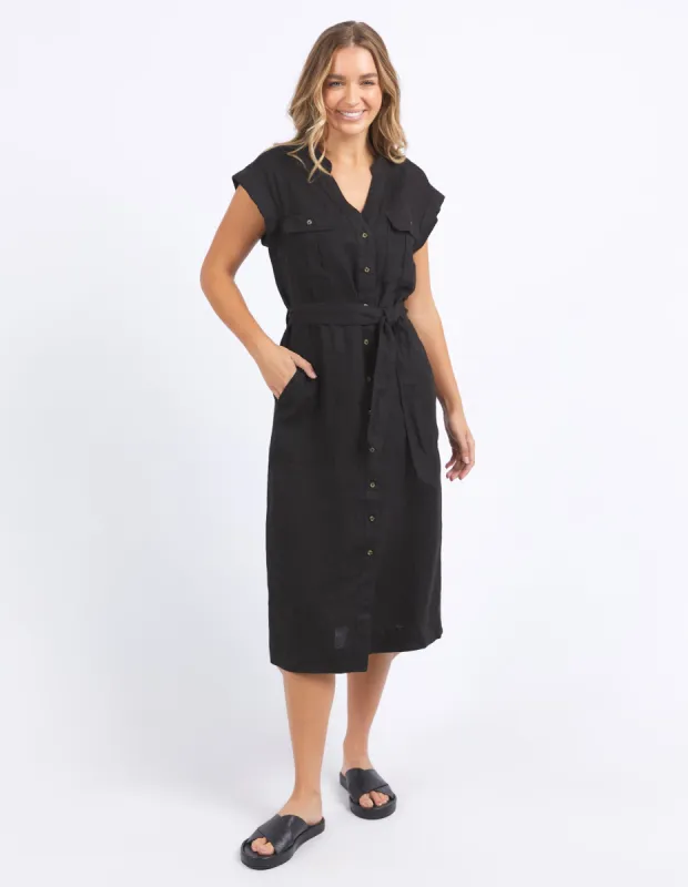 Foxwood Harlow Midi Dress Black sold by Shine On