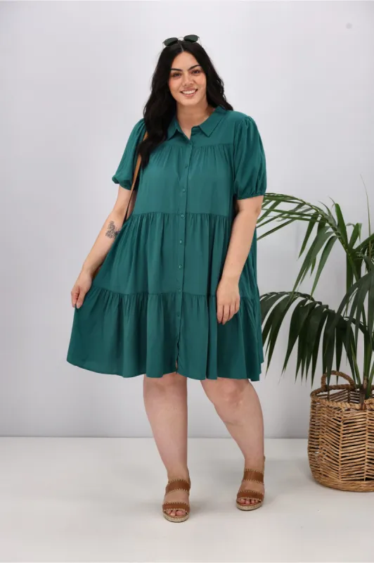 Boho Australia Masie Dress Emerald sold by Shine On