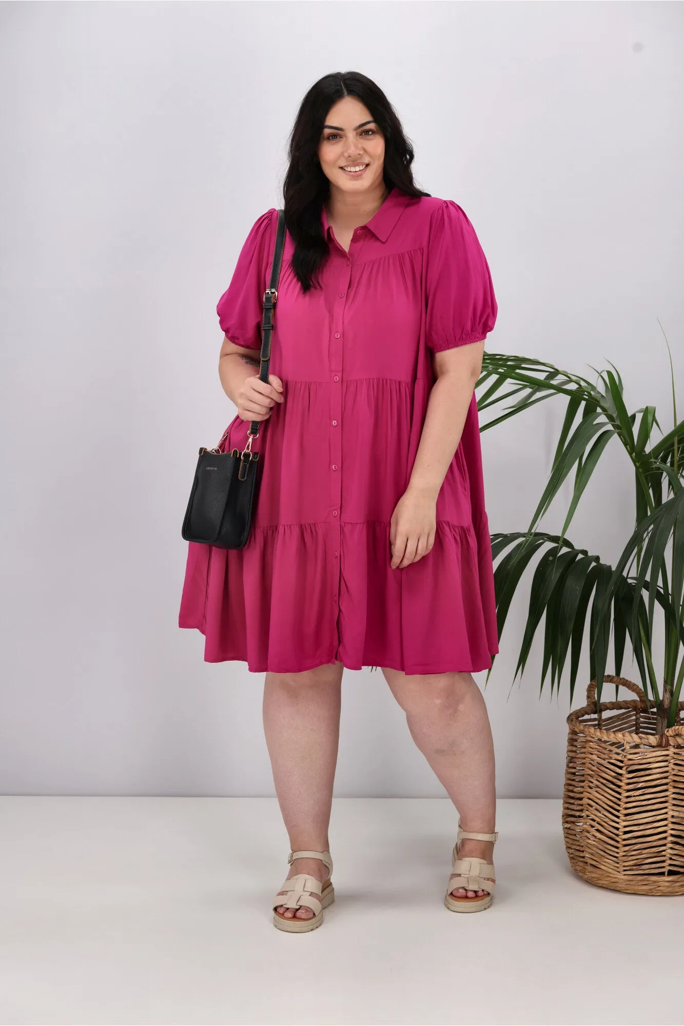 Boho Australia Masie Dress Magenta sold by Shine On product image thumbnail 2