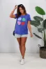 Elm Love Splash Tee Cobalt Blue sold by Shine On