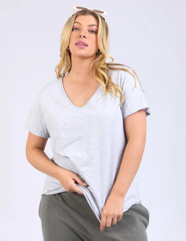 Elm Pima Vee Tee Grey Marle sold by Shine On