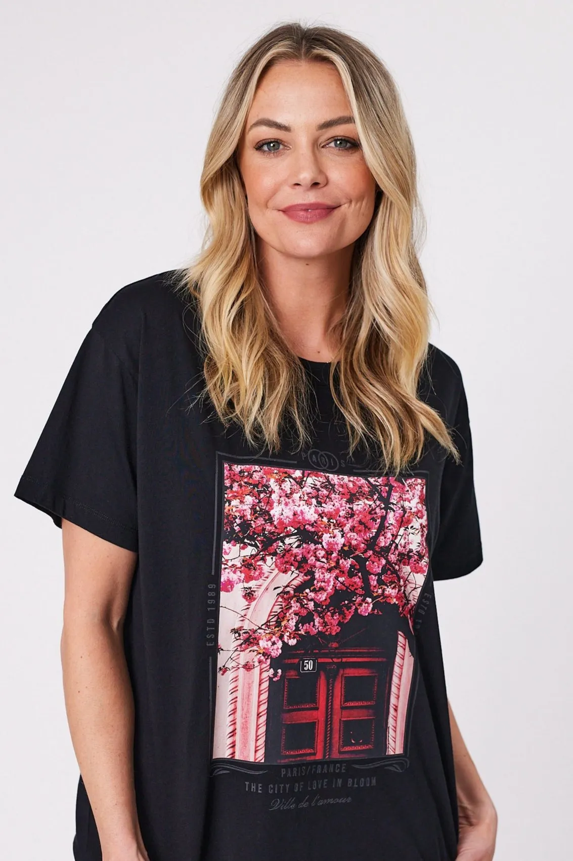 Shine On Label Blossom Belles Tee Black sold by Shine On product image thumbnail 3