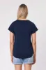 Shine On Essentials V Tee Navy sold by Shine On