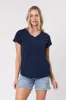 Shine On Essentials V Tee Navy sold by Shine On